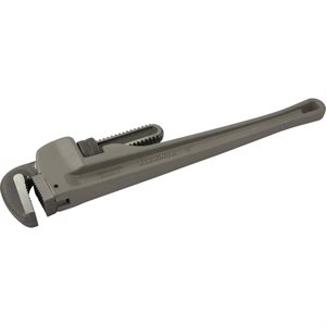 Dynamic Tools 18" Aluminum Pipe Wrench, 2.5" Jaw Opening